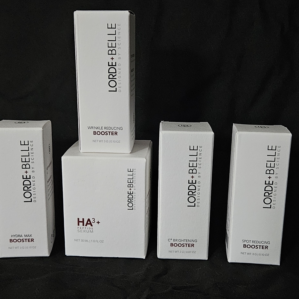 Lorde + Belle HA3+ Serum - 6 Piece Set! Over $500 Msrp!